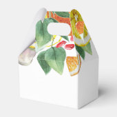 柑橘類パーソナライズされた結婚式の引き出物 フェイバーボックス (裏面サイド)