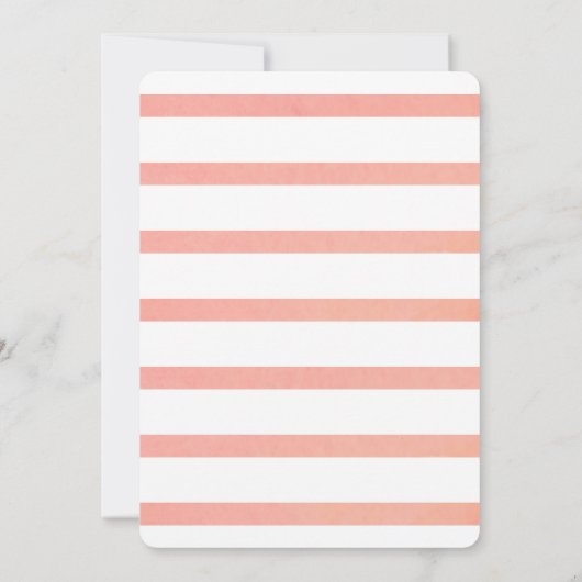 柑橘類フルーツオレンジsipと参照パーティー、ベビーガール 招待状 (裏面)