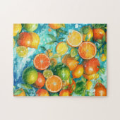 柑橘類フルーツストリームサマーデー ジグソーパズル (横)