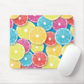 柑橘類フルーツスライスポップ・アートのアート マウスパッド (マウス)