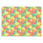 柑橘類フルーツスライスポップ・アートの第2条 テーブルクロス (正面(横))