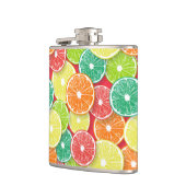 柑橘類フルーツスライスポップ・アートの第2条 フラスク (左)