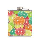 柑橘類フルーツスライスポップ・アートの第2条 フラスク (裏面)