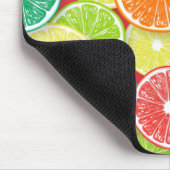 柑橘類フルーツスライスポップ・アートの第2条 マウスパッド (コーナー)