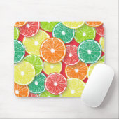 柑橘類フルーツスライスポップ・アートの第2条 マウスパッド (マウス)
