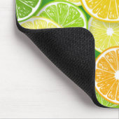 柑橘類フルーツスライスポップ・アートの第3条 マウスパッド (コーナー)