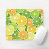 柑橘類フルーツスライスポップ・アートの第3条 マウスパッド (マウス)