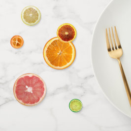 柑橘類フルーツスライス コンフェッティ