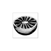 柑橘類フルーツピンクのグレープフルーツ切りスタンプ ラバースタンプ (インプリント)