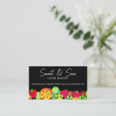 柑橘類フルーツベーキングベーカリー料理 名刺 (スタンド正面)