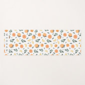 柑橘類フルーツレモンオレンジモノグラムヨガマット ヨガマット (正面(横))