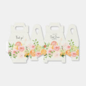 柑橘類フローラブライダルシャワーシャワーフェイスボックス フェイバーボックス (折り畳みなし)