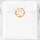 柑橘類フローラリトルかわいこちゃんベビーシャワーウィーズ ラウンドシール (バッグ)