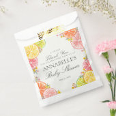 柑橘類フローラリトルかわいこちゃんベビーシャワーデザート フェイバーバッグ (封をした状態)