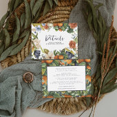 柑橘類フローラ |ボタニカル結婚のゲスト詳細 エンクロージャーカード