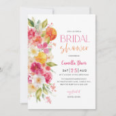 柑橘類ブライダルシャワーブライトフローラ 招待状 (正面)