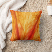 柑橘類マクロ：ブラッドオレンジ抽象芸術。 クッション (ブランケット)