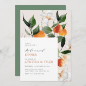 柑橘類モダンフローラリハーサル 招待状 (正面/裏面)