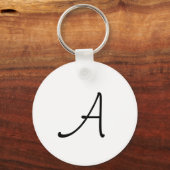 柑橘類モノグラムバックアルミニウム円両面 キーホルダー (裏面)