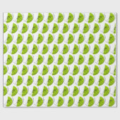 柑橘類ライム包装紙 ラッピングペーパー (フラット)