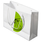 柑橘類ライム抱き枕ラージ ラージペーパーバッグ (正面アングル)