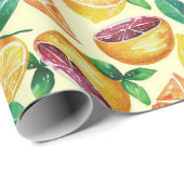 柑橘類ラッピング紙 ラッピングペーパー (ロールコーナー)