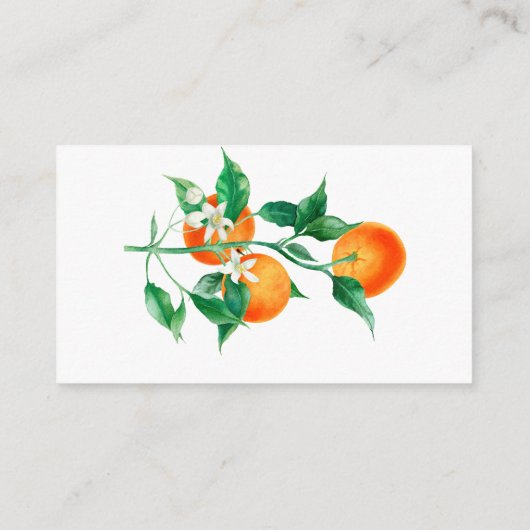 柑橘類リトルかわいこちゃんベビーシャワーゲームおむつラッフル エンクロージャーカード (裏面)