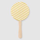 柑橘類レモンフローラ水彩ベビーシャワー ハンドファン (裏面)