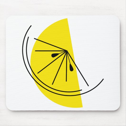 柑橘類レモンマウスパッド マウスパッド (正面)