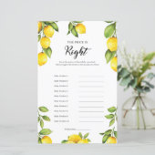 柑橘類レモン価格は右ベビーゲーム (スタンド正面)