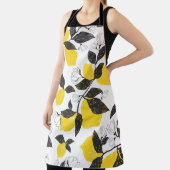 柑橘類レモン、ヴィンテージ夏シームレス。 エプロン (インサイチュ)