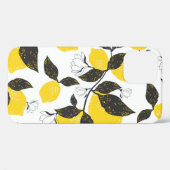 柑橘類レモン、ヴィンテージ夏シームレス。 Case-Mate iPhoneケース (裏面 (横))