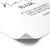 柑橘類レモン – 文長バーポスター ポスター (角)