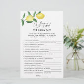 柑橘類レモン – 新郎は何と言ったブライダルゲーム (スタンド正面)