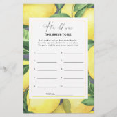 柑橘類レモン – 花嫁の年齢 (正面)