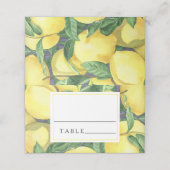 柑橘類レモ結婚ン – ズ座席表 プレイスカード (外部開封)