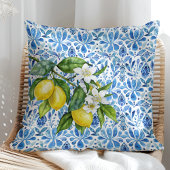 柑橘類地中海の・青瓦 クッション