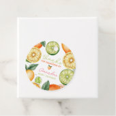 柑橘類得実在水の色のフルーツ赤ちゃんシャワー フェイバータグ (インサイチュ)