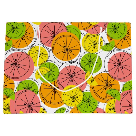 柑橘類抱き枕大 ラージペーパーバッグ