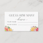 柑橘類推測何人のキスブライダルゲーム エンクロージャーカード (正面)