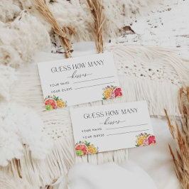 柑橘類推測何人のキスブライダルゲーム エンクロージャーカード