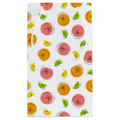 柑橘類数々の抱き枕小 スモールペーパーバッグ (裏面)