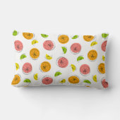 柑橘類数々の腰枕 ランバークッション (裏面)