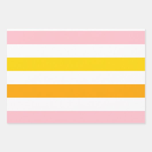 柑橘類果実包み紙フラットシートセット3 ラッピングペーパーシート (正面)