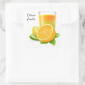 柑橘類果汁 スクエアシール (バッグ)