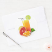 柑橘類混合果汁 ラウンドシール (封筒)