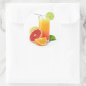 柑橘類混合果汁 ラウンドシール (バッグ)