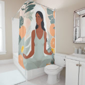 柑橘類瞑想 シャワーカーテン (インサイチュ)
