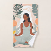 柑橘類瞑想 バスタオルセット (ハンドタオル)