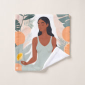 柑橘類瞑想 バスタオルセット (ウォッシュタオル)